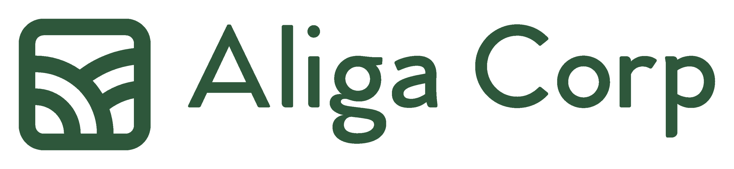 Aliga Corp company logo representing a Latin American food export company based in Ecuador