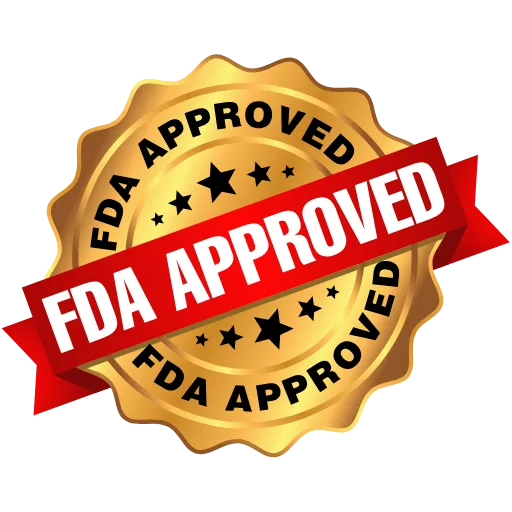 FDA approved badge representing compliance of Latin American food supplier with U.S. food safety regulations