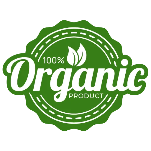 Organic product certification seal highlighting natural and chemical-free food from Latin America Food Supplier